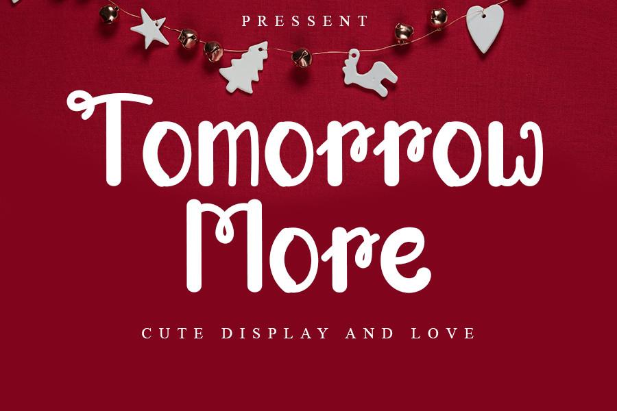 Tomorrow More Font