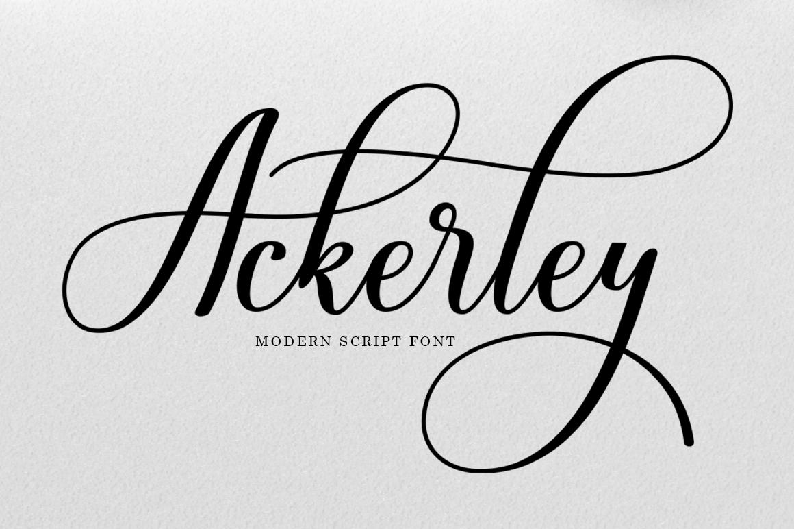 Ackerley Font