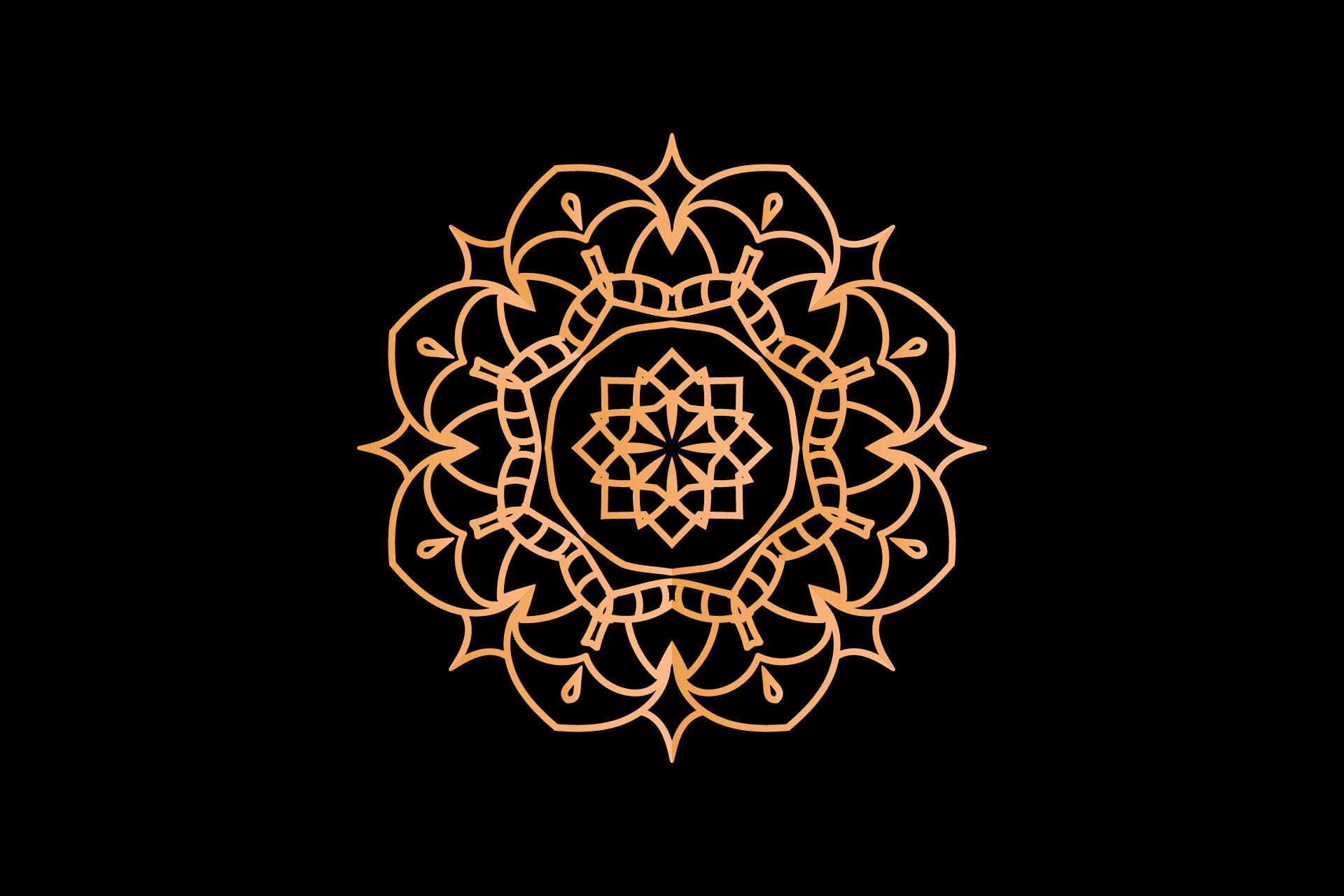 Beauty Mandala Ornament Design