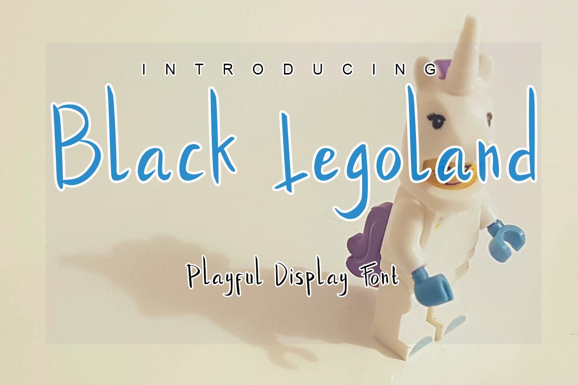 Black Legoland Font