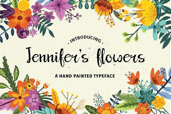 Jennifer's Flowers Font
