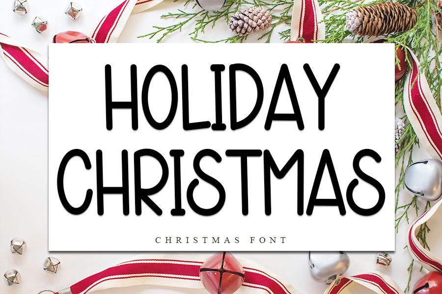 Holiday Christmas Font