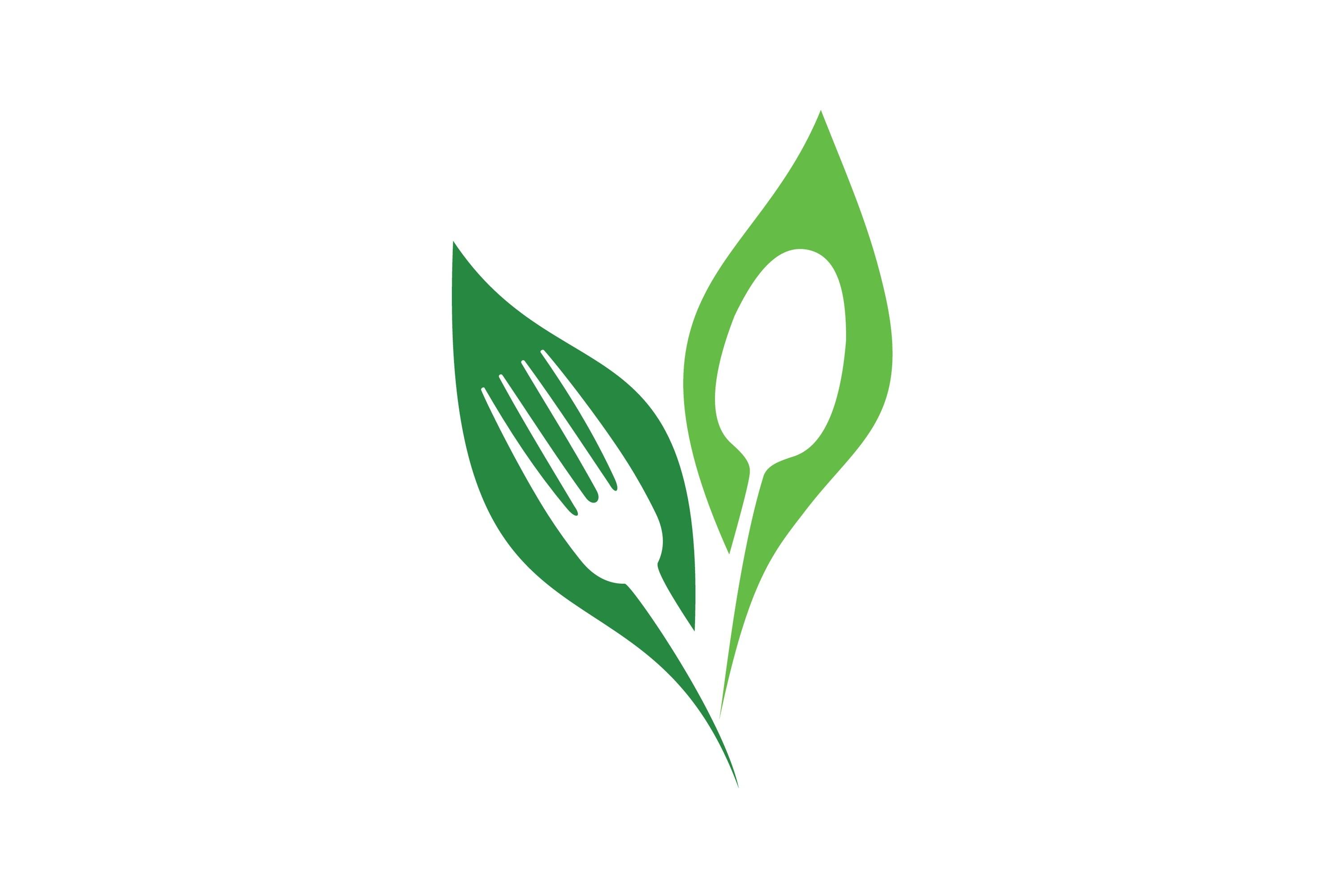 Organic Restaurant Vector Symbol
