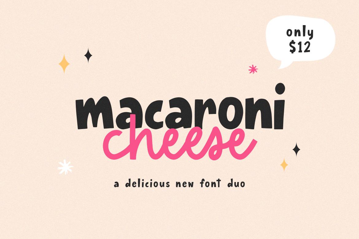 Macaroni Cheese Font