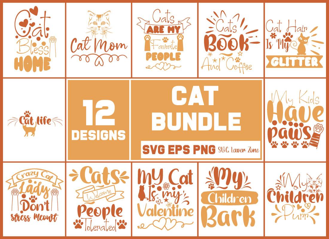 Cat Quotes Svg Bundle