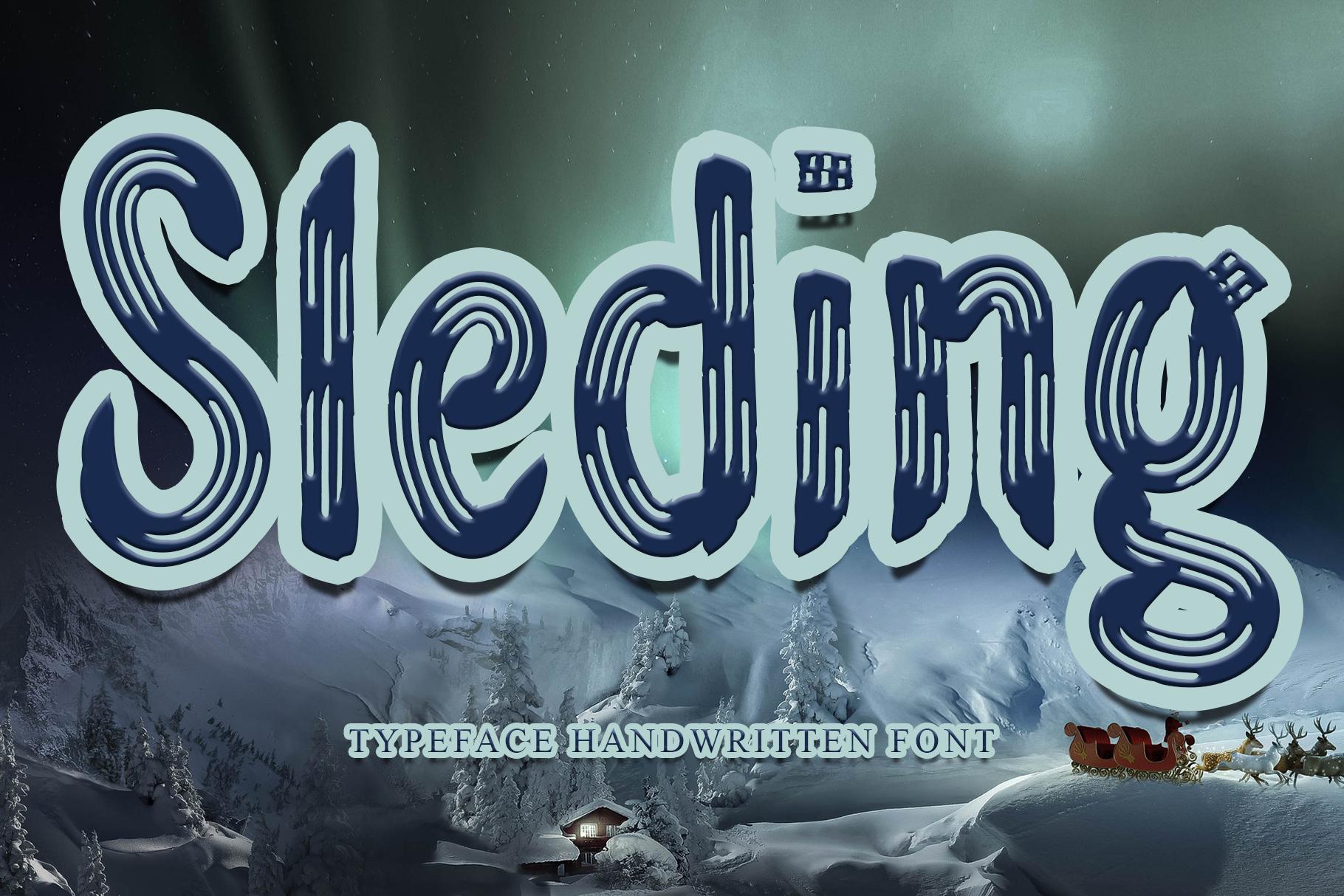 Sleding Font