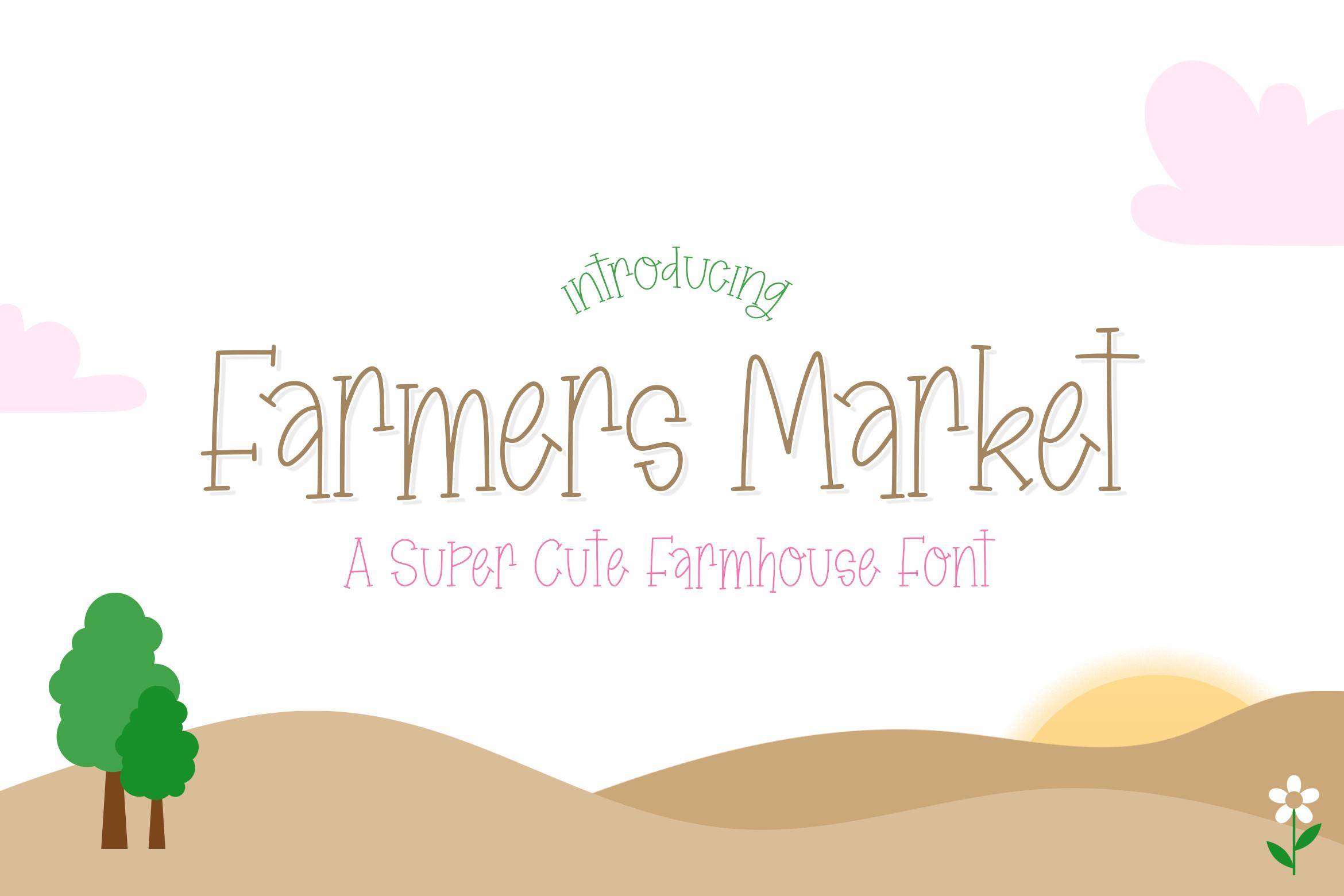 Farmers Market Font