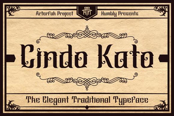 Cindo Kato Font