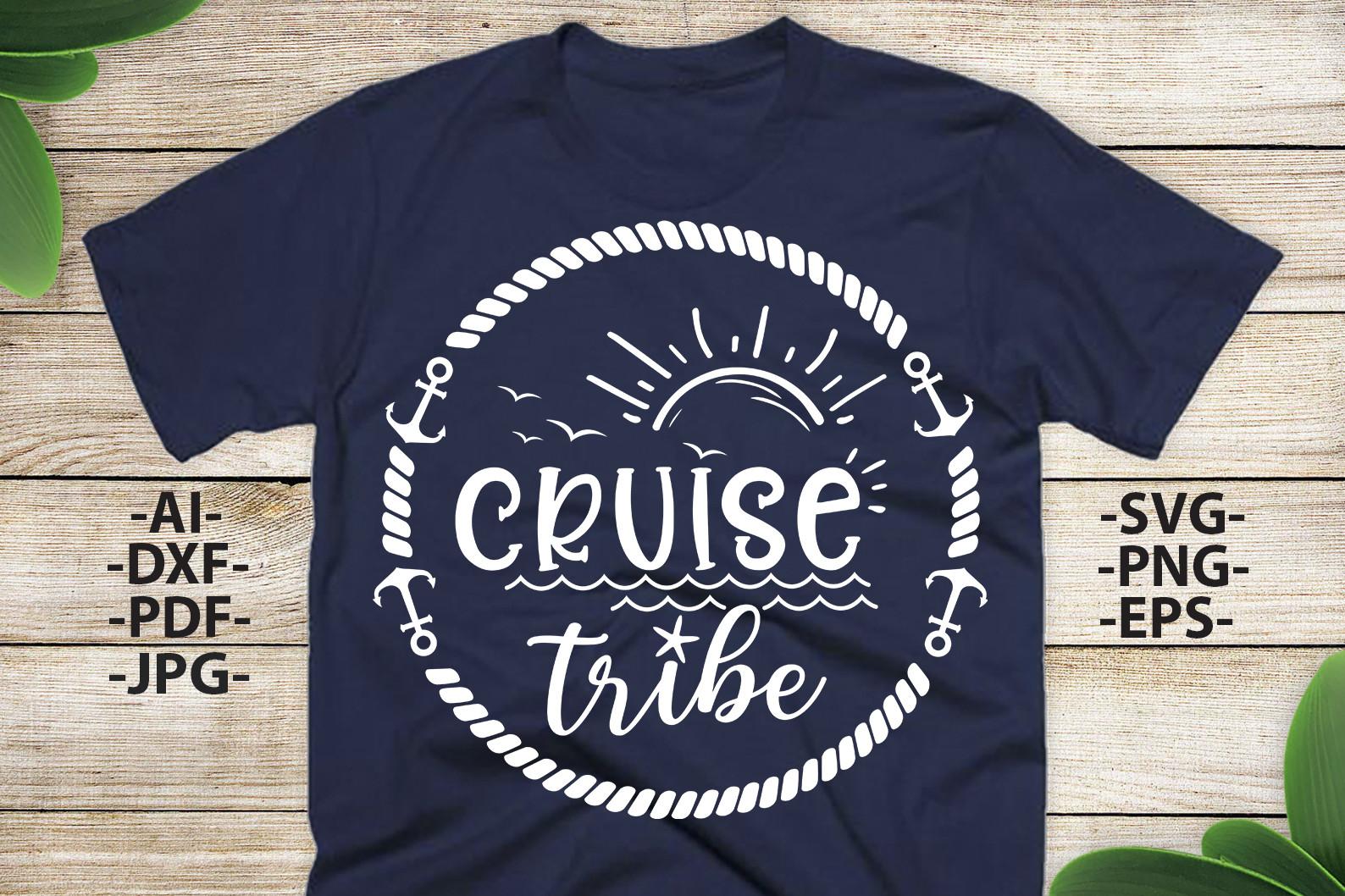 Cruise Tribe Svg, Family Cruise Svg
