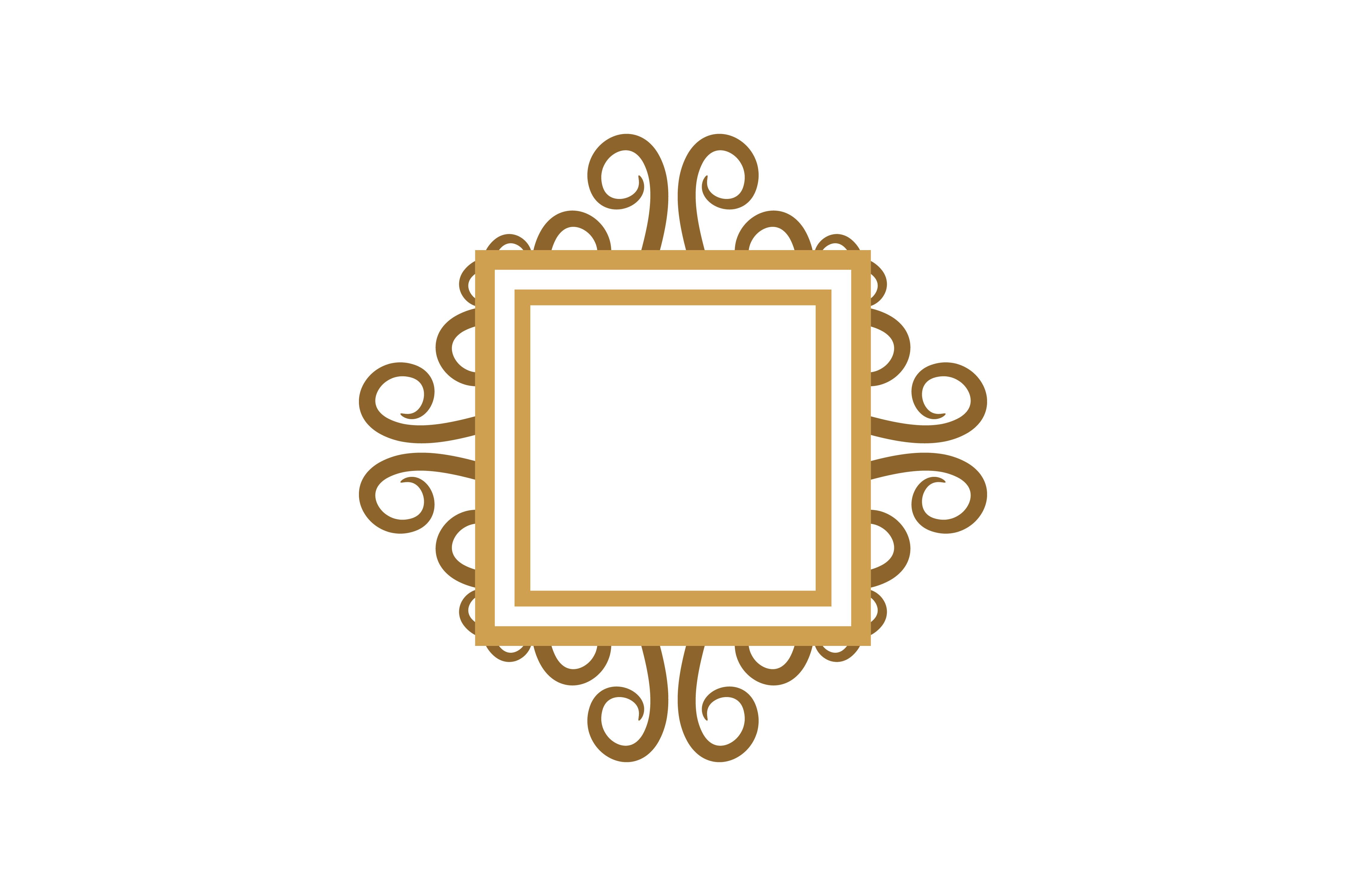 Frame Floral Decorative