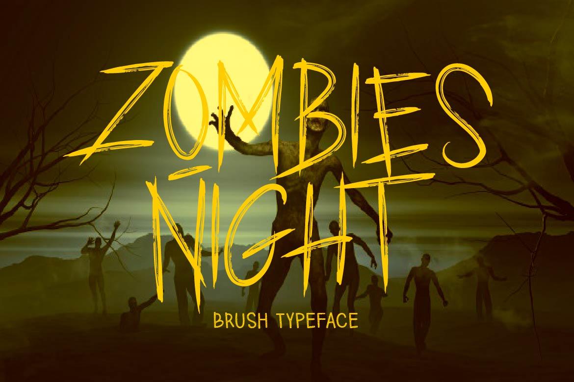 Zombies Night Font
