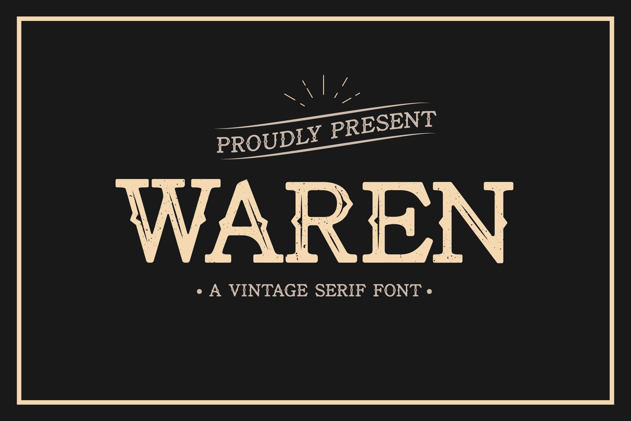 Waren Font