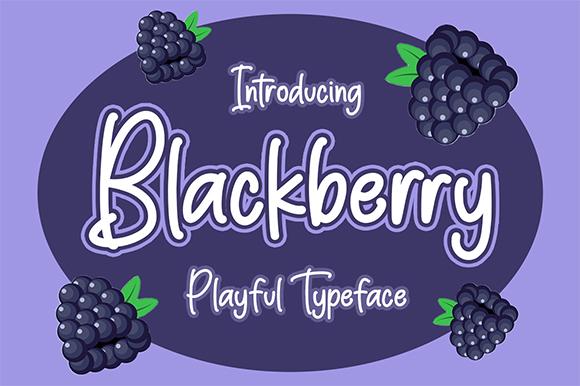 Blackberry Font