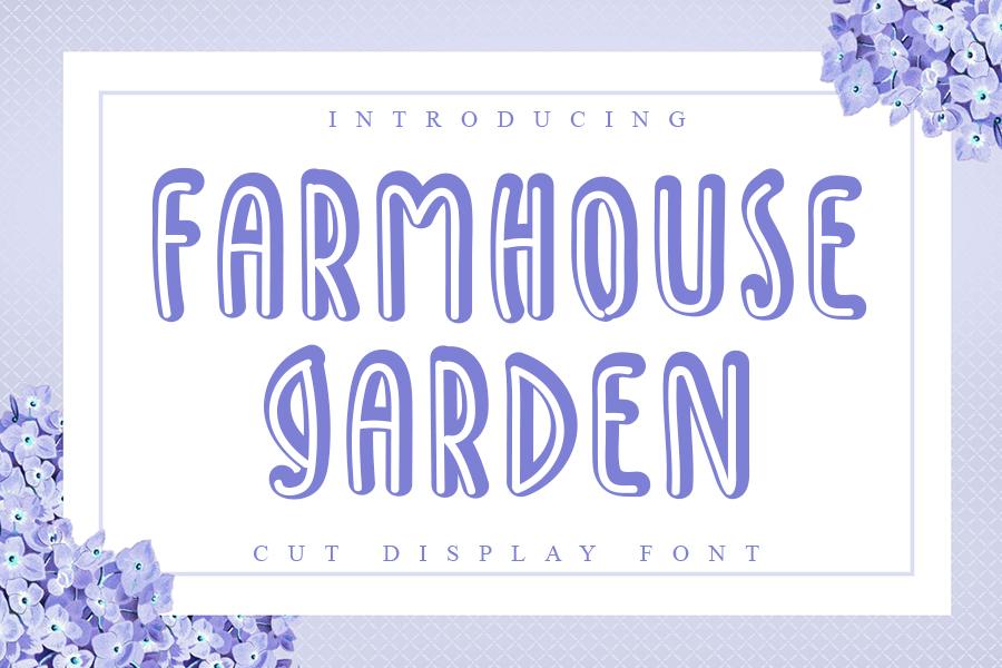 Farmhouse Garden Font