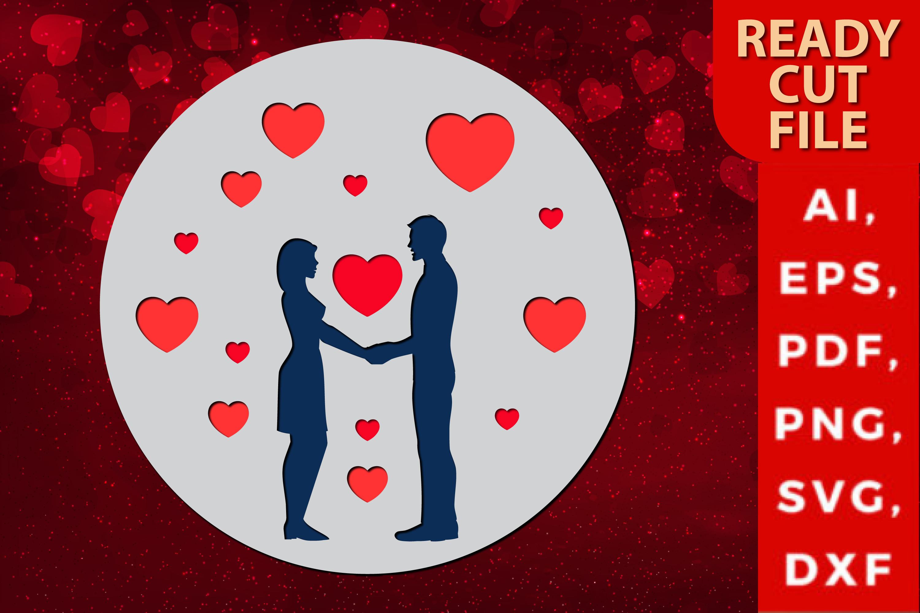 Valentine’s Day SVG Sign, Laser Cut File