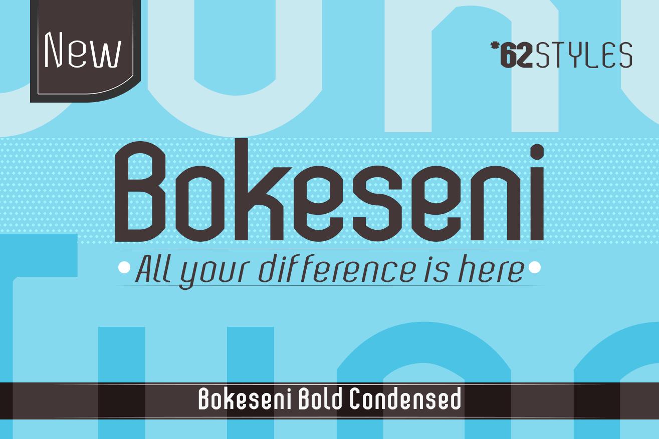 Bokeseni Bold Condensed Font