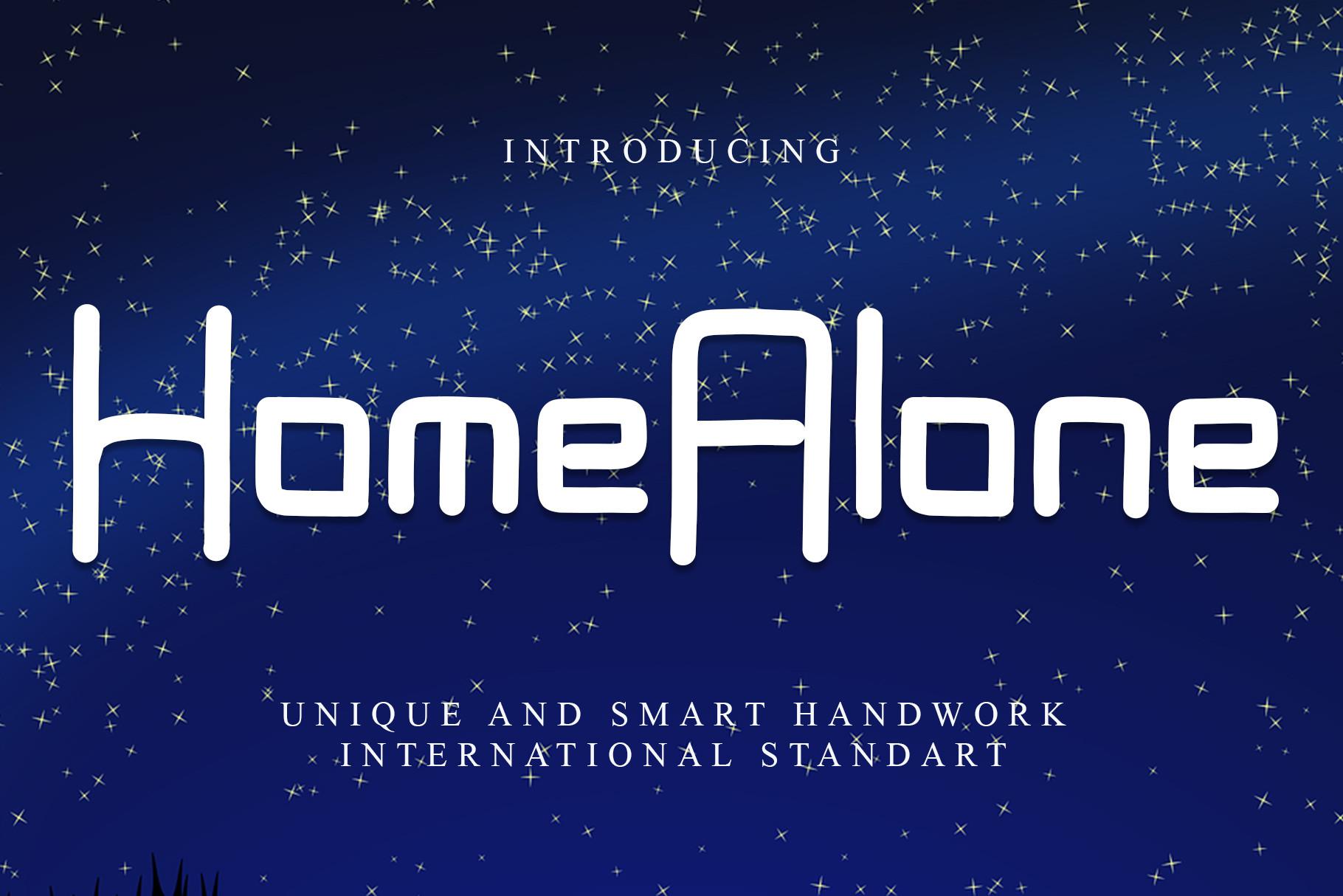 HomeAlone Font