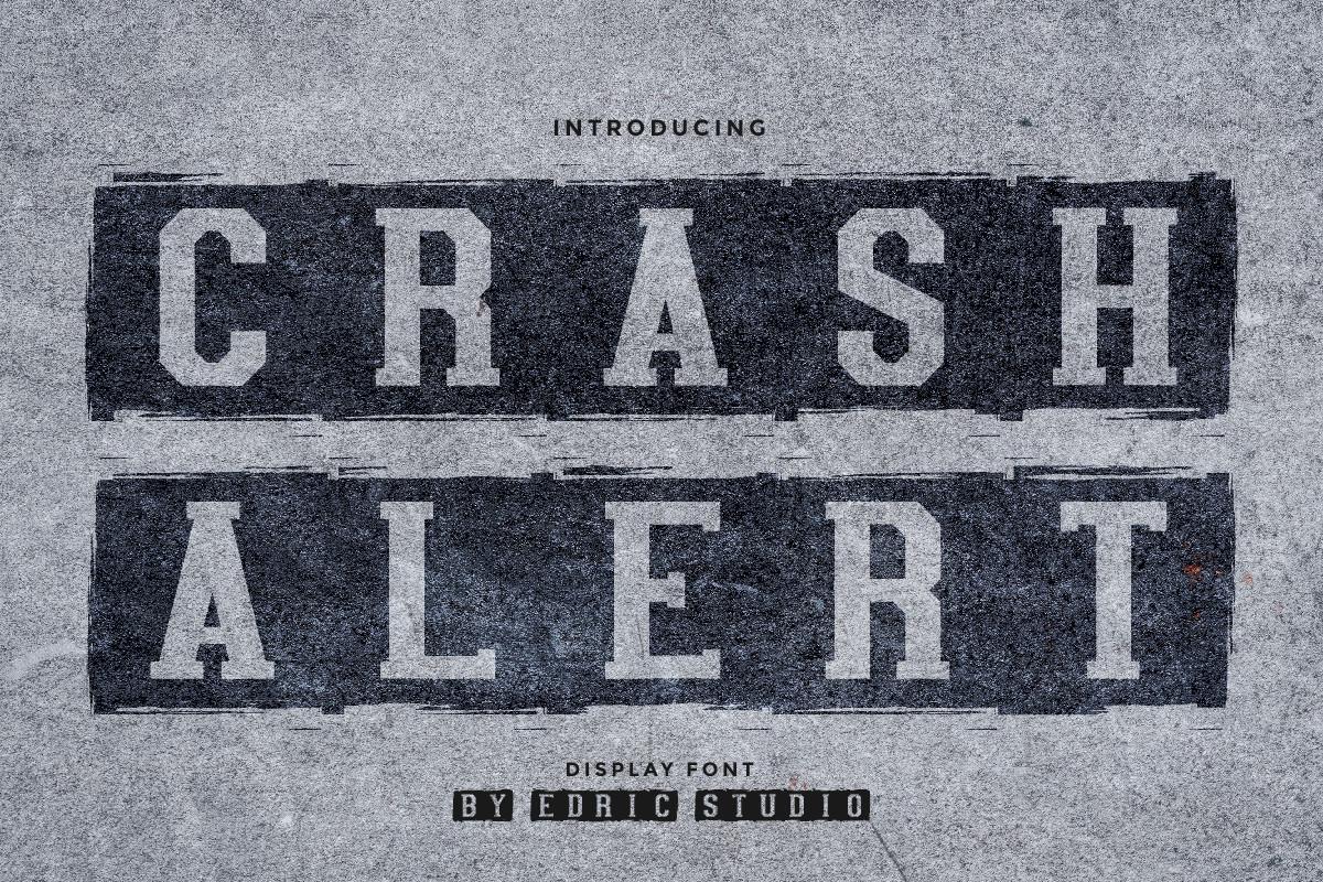 Crash Alert Font