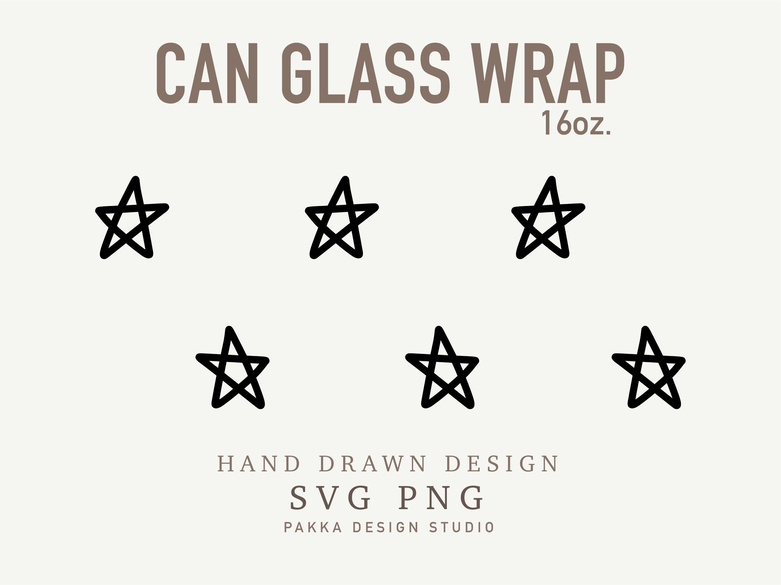 Star Can Glass Svg