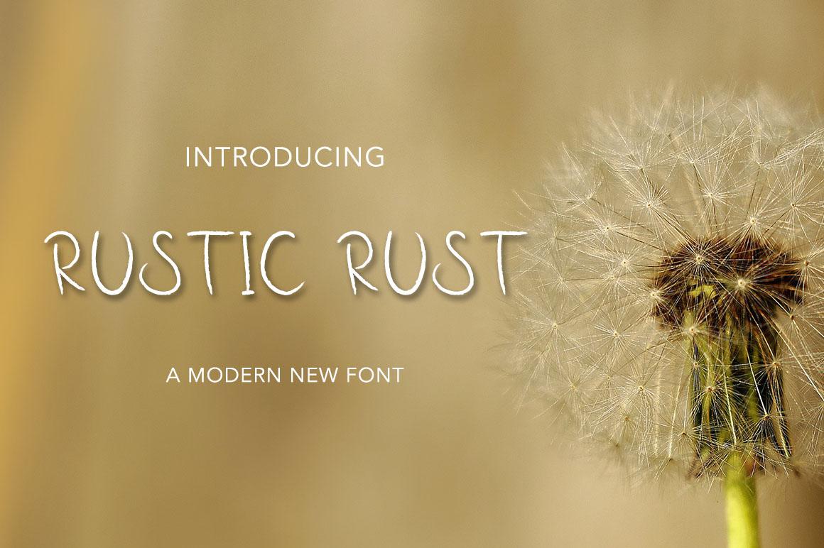 Rustic Rust Font