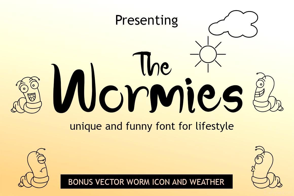 The Wormies Font