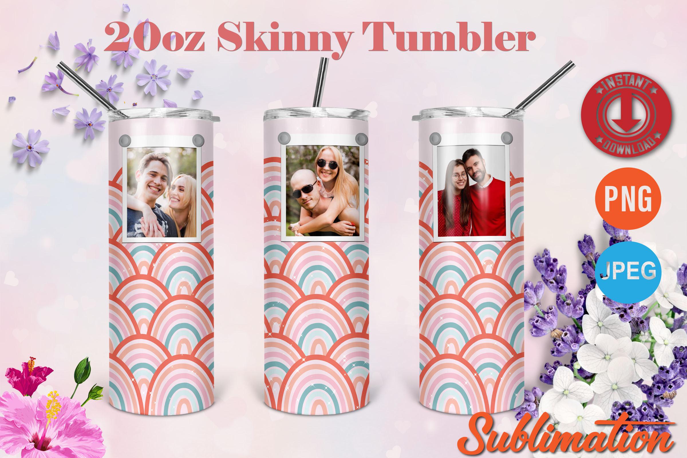 Photo Frame 20oz Skinny Tumbler