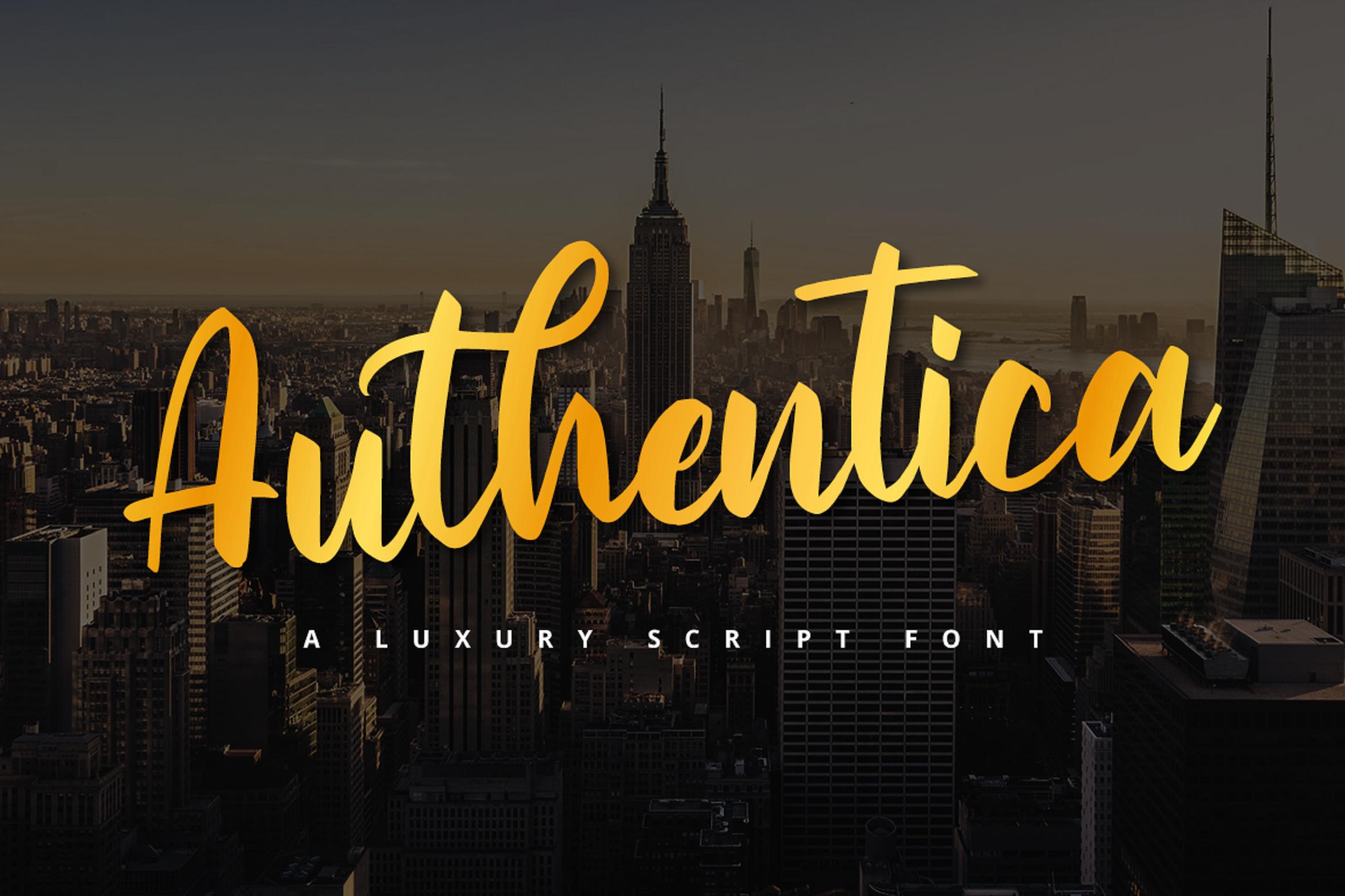 Authentica Font