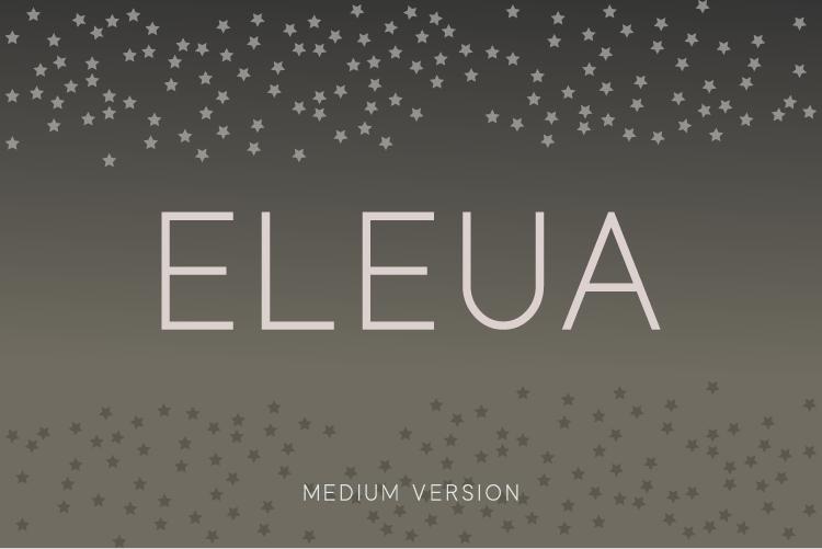 Eleua Medium Font