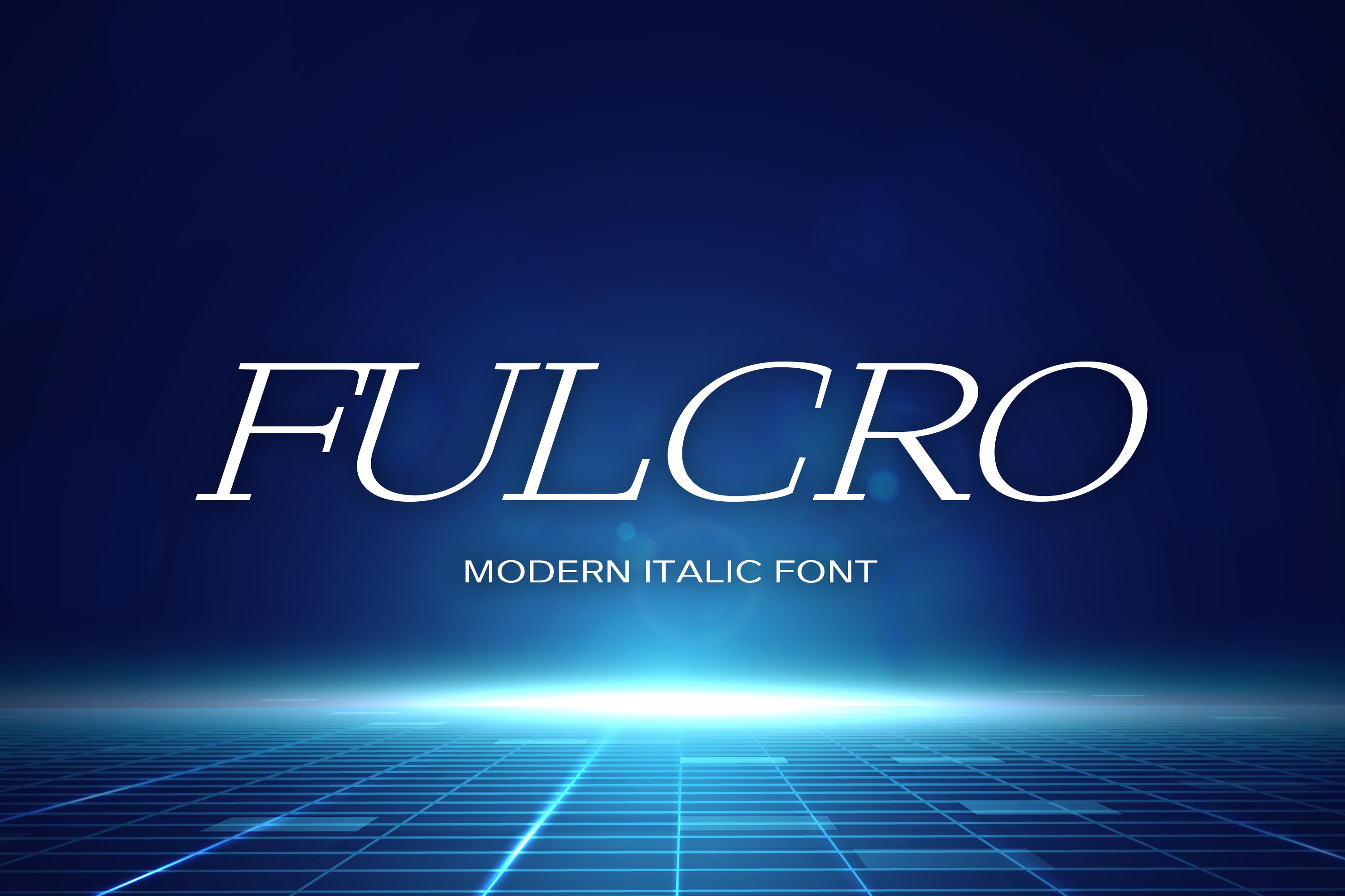 Fulcro Font
