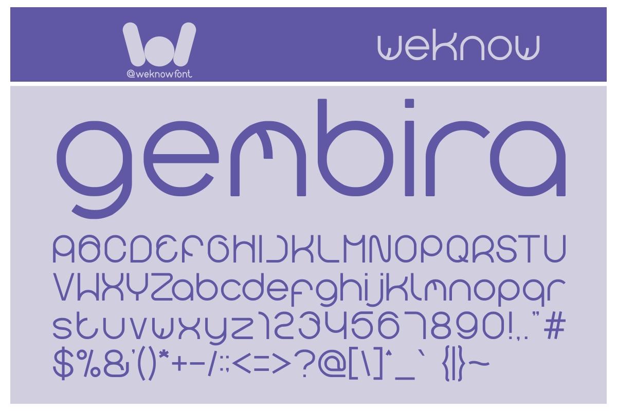 Gembira Font