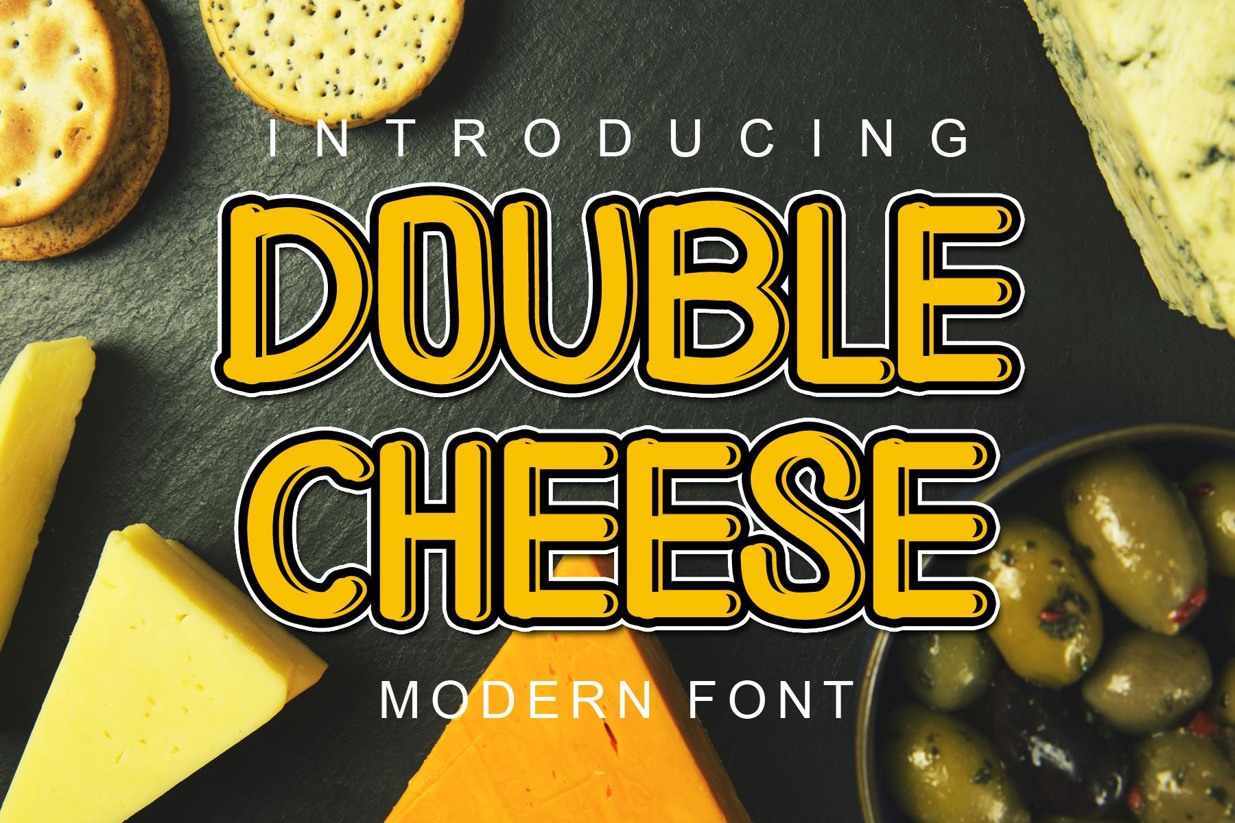 Double Cheese Font
