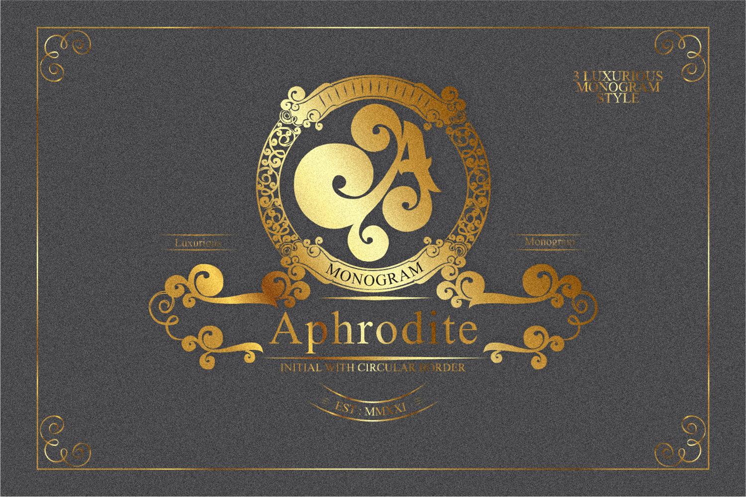 Aphrodite Monogram Font
