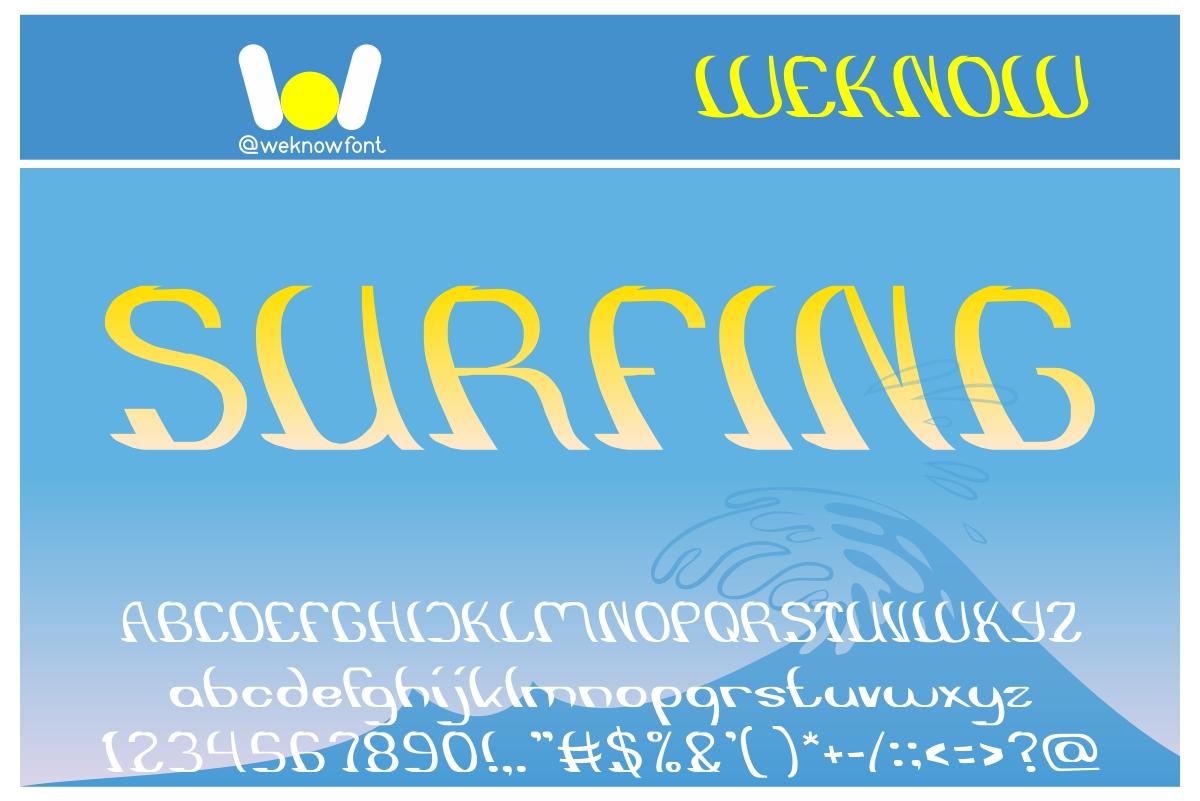Surfing Font