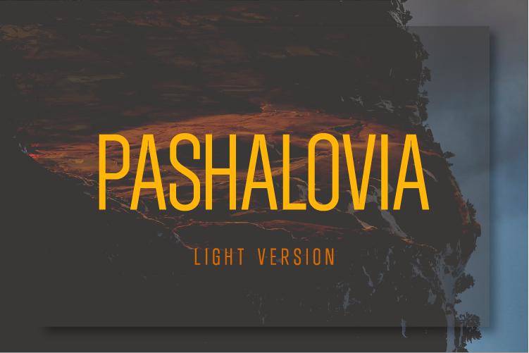 Pashalovia Light Font