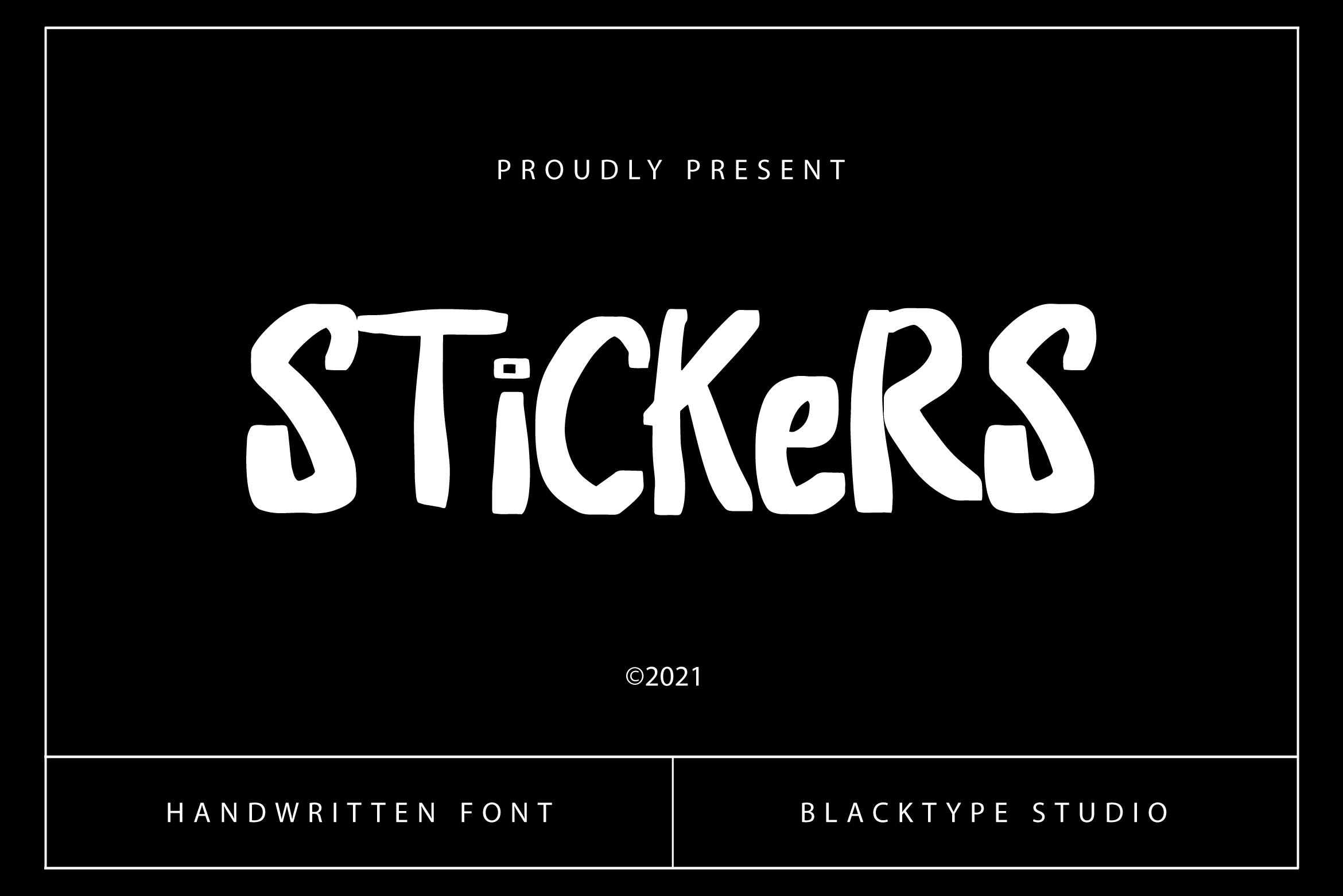 Stickers Font
