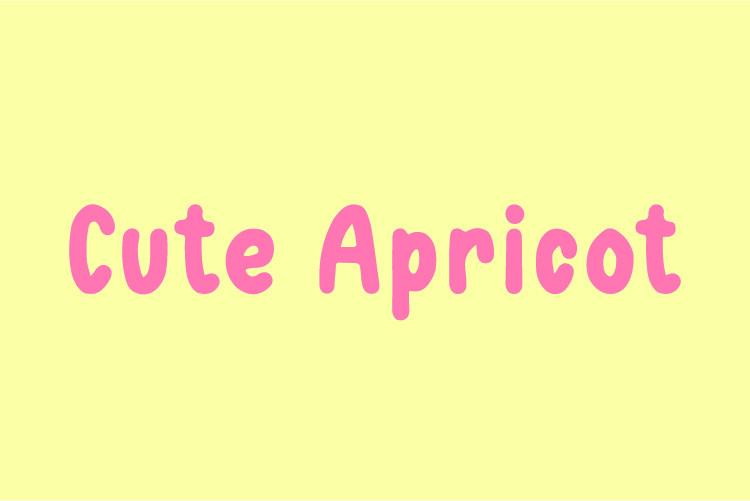 Cute Apricot Font