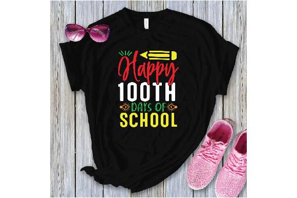 100 Days of School T-Shirt Design
