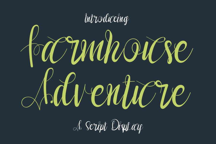 Farmhouse Adventure Font