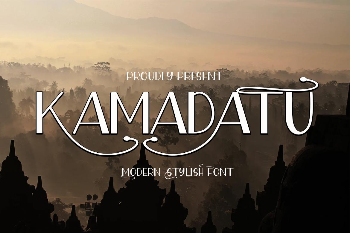 Kamadatu Font
