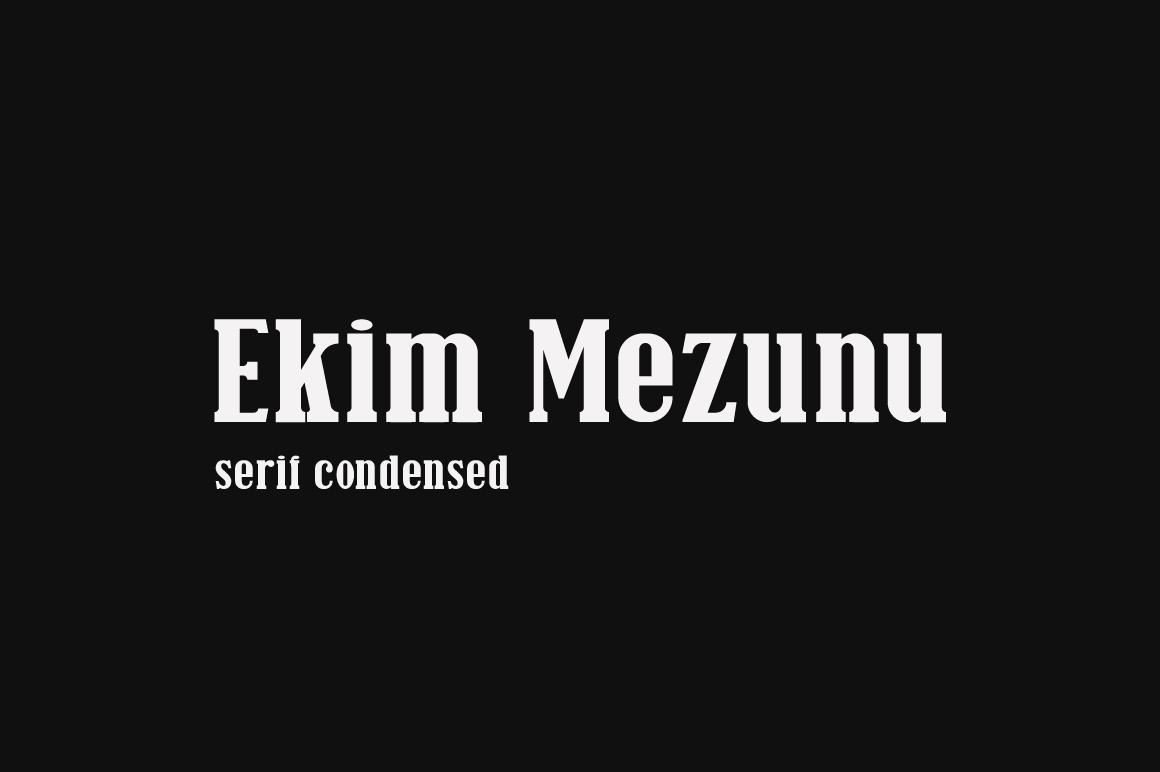 Ekim Mezunu Font