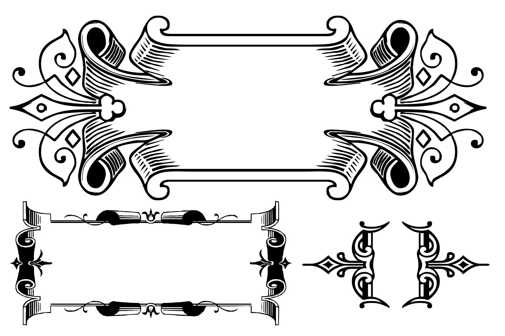 Mortised Ornaments Font