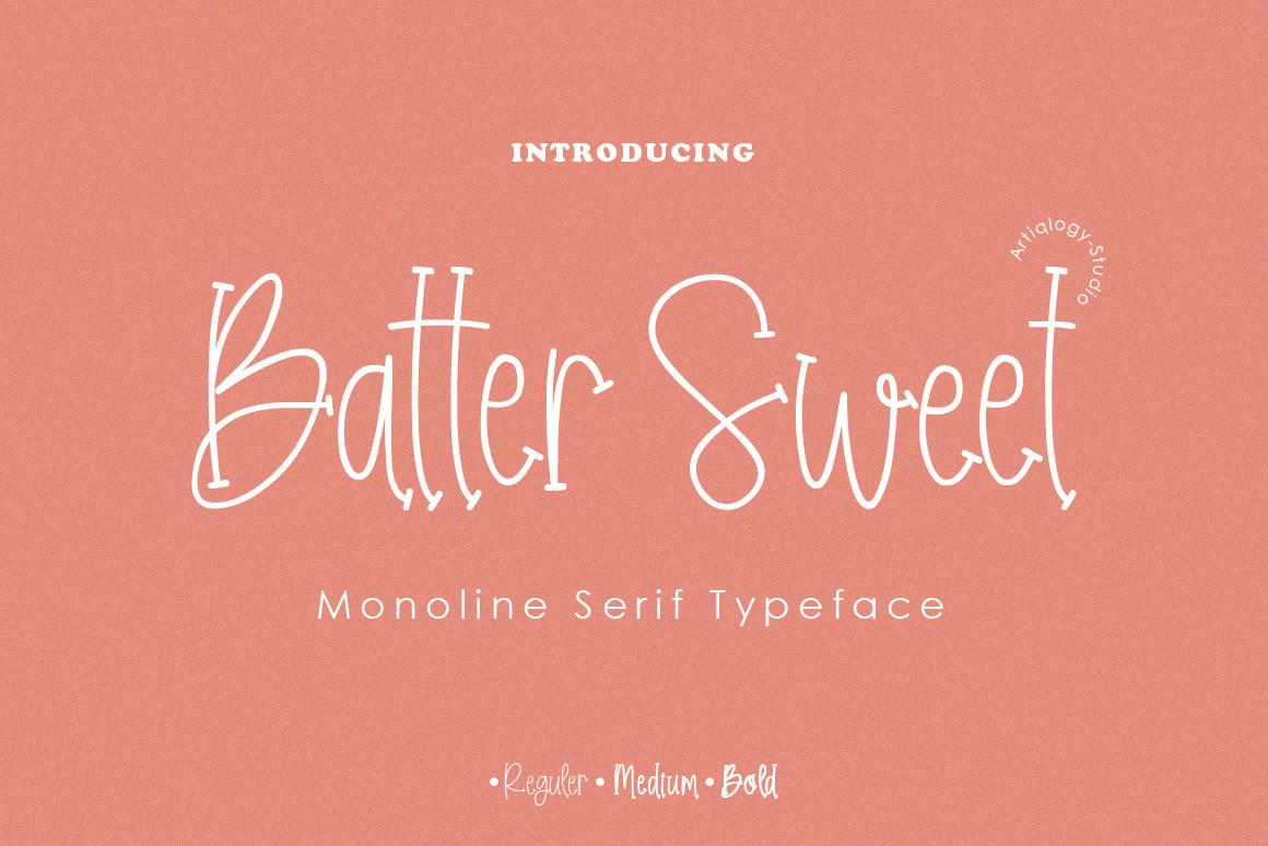 Batter Sweet Font