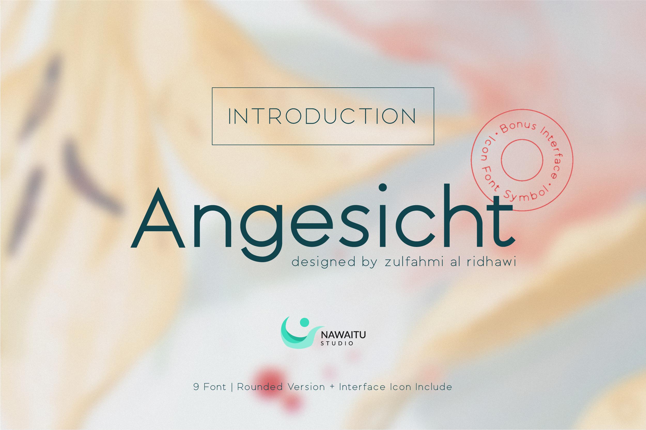 Angesicht Font