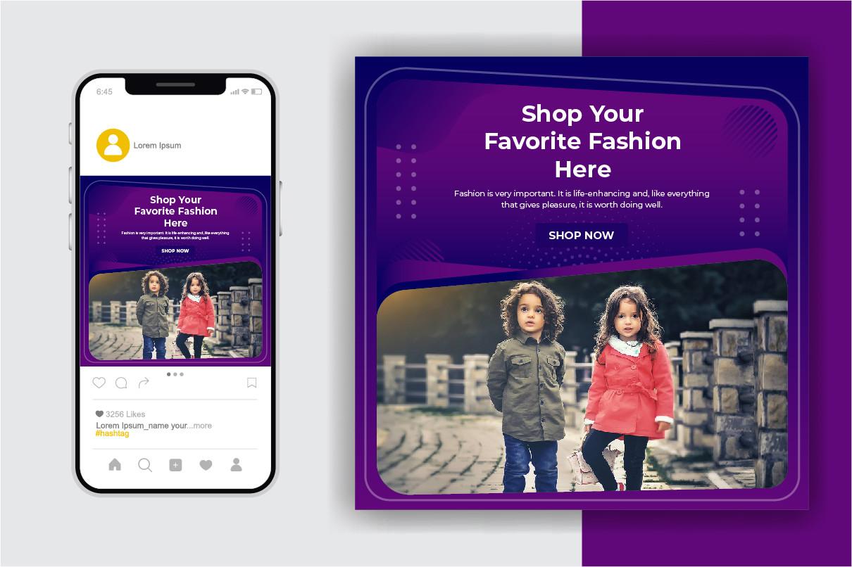 Fashion Sale Social Media Post Template