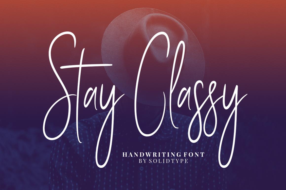 Stay Classy Font