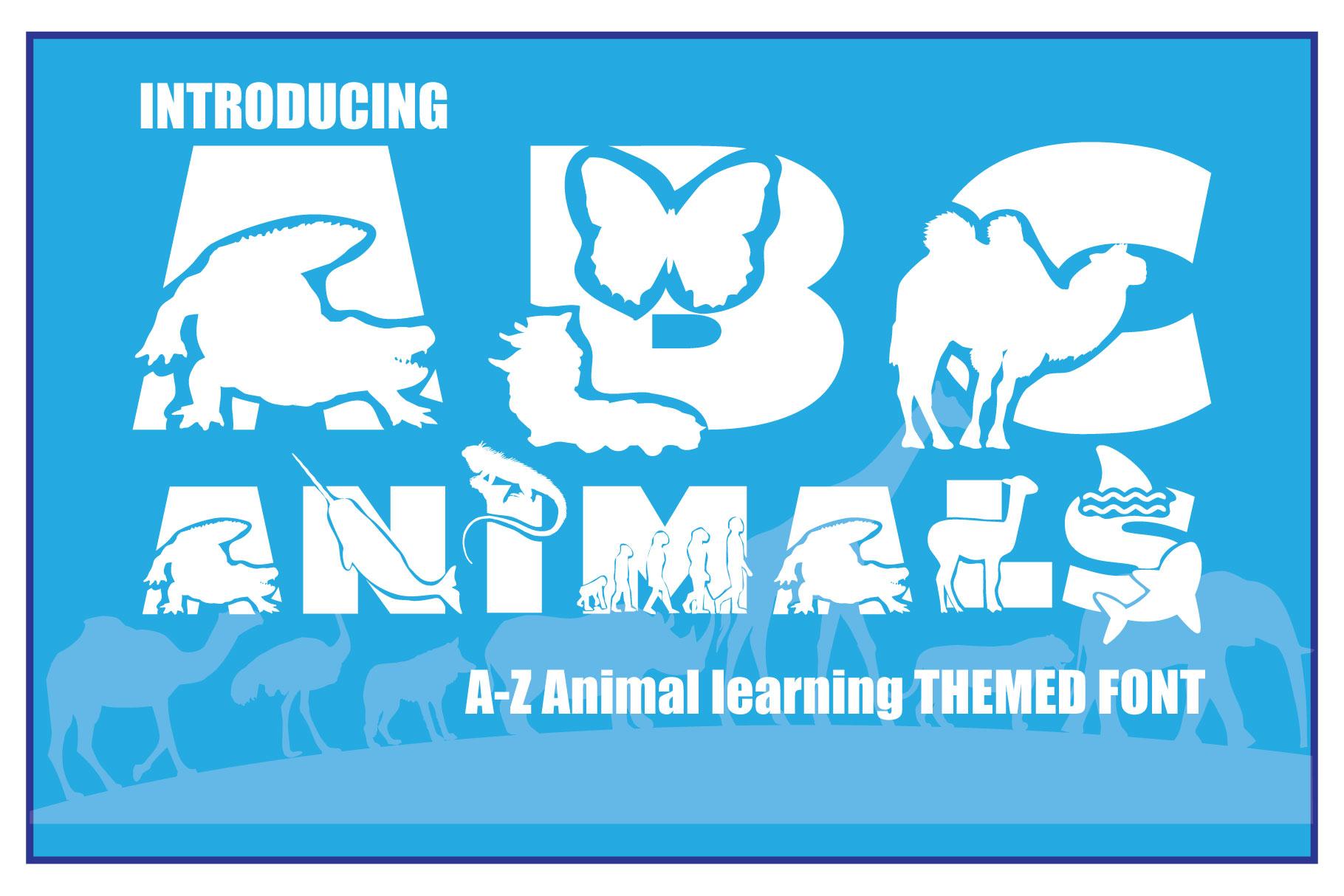 ABC Animals Font