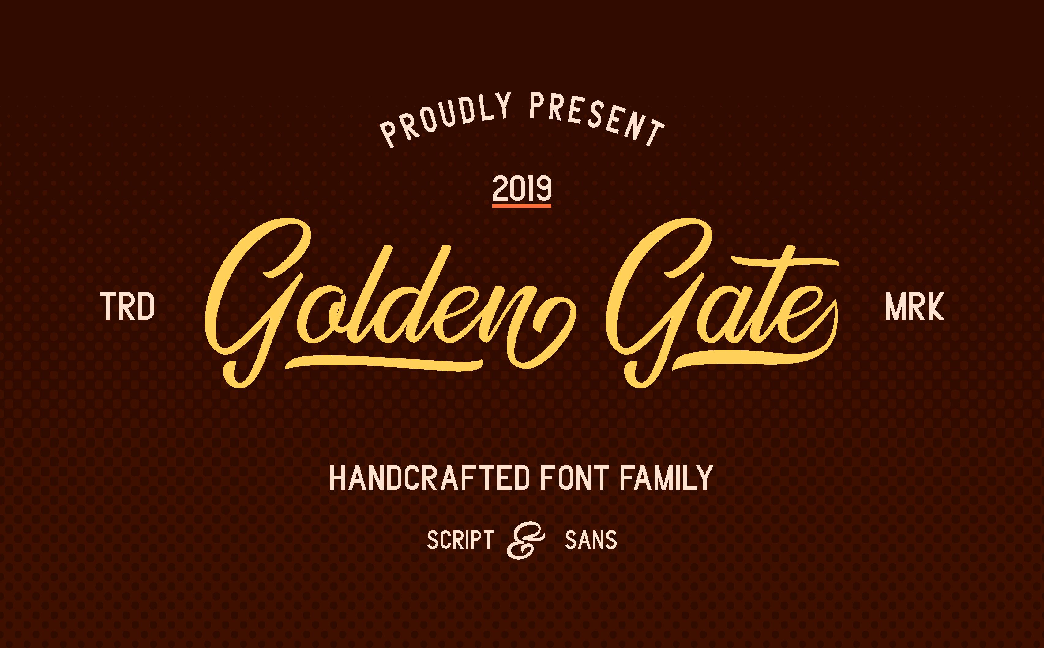Golden Gate Duo Font
