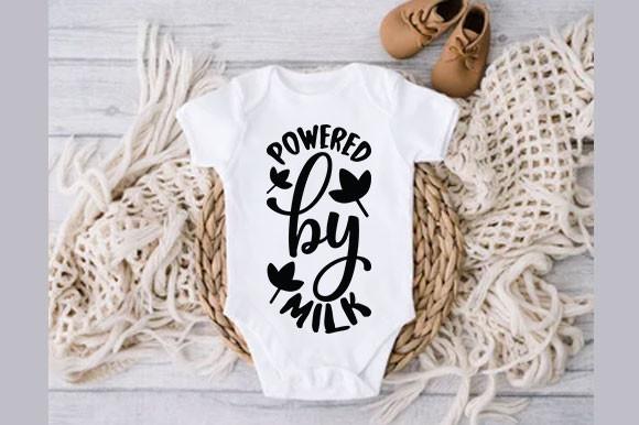 Baby Svg Design, Powered by Milk
