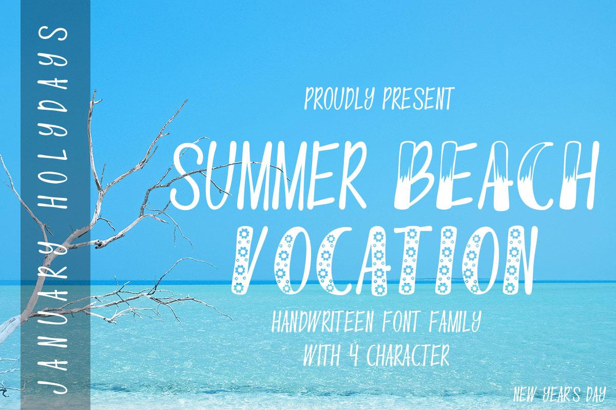 Summer Beach Vocation Font