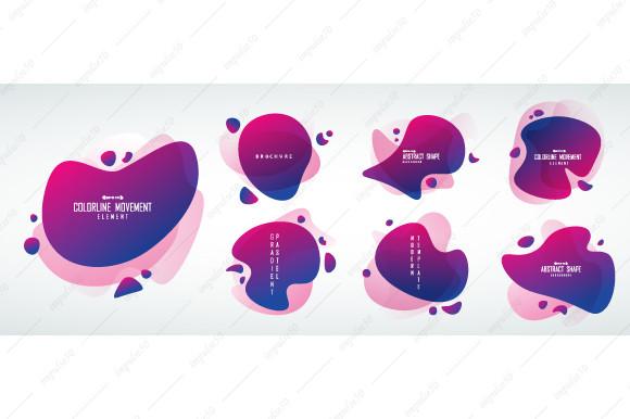 Abstract Futuristic Tag Shape Design
